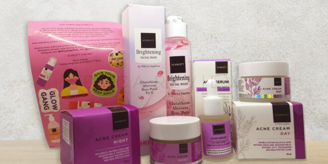 Review 5 Hari Wajah Bebas Jerawat dan Cerah Pakai Scarlett Whitening Acne Series